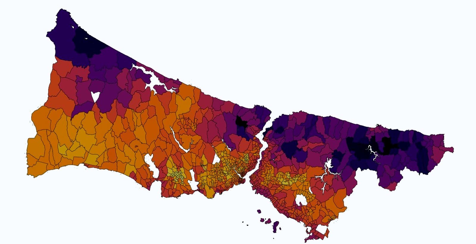 THERMALIS Türkçe mekânsal öncelik haritaları önizlemesi